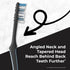 REACH Advanced Design Toothbrush with Toothbrush Cap, Angled Neck, Medium Bi-Level Bristles, Contoured Handle, Tongue
