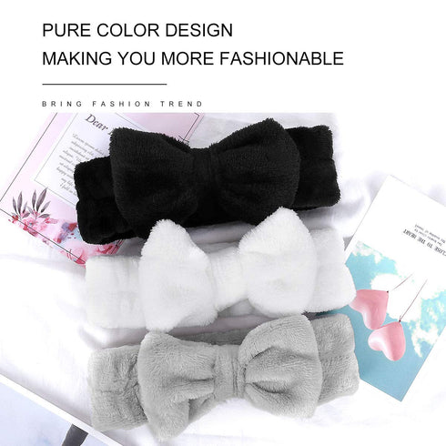 LADES Soft Skincare Headband, Adjustable, Comfortable & Stretchy Fabric for Makeup, Non-Slip Hair Control