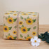 Aimyoo Kraft Floral Wrapping Paper Bundle, 3 Rolls, 17 in x 10 ft per Roll, Vintage Spring Flowers Gift Wrap