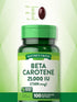 Beta Carotene 25000 IU Softgels, 100 Count Vitamin A Supplement, Non-GMO, Gluten Free by Nature's Truth