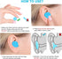 Reusable Silicone Ear Plugs - Waterproof Noise Cancelling EarPlugs for Sleeping, Mowing, Swimming, Concerts