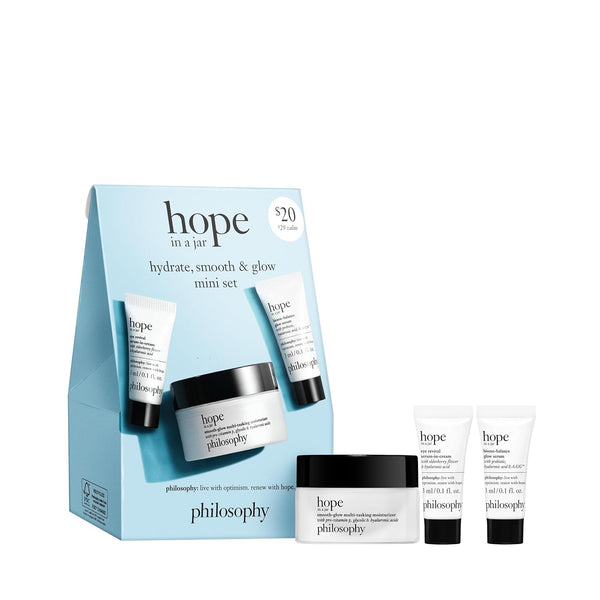 Philosophy Hope in a Jar - Smooth-Glow Multi-Tasking Face Moisturizer, Pro-Vitamin P, Glycolic Acid