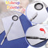 2 in 1 Makeup Mixing Palette Set, Stainless Steel Foundation Palette with Spatula for Eye Shadow Nail Art