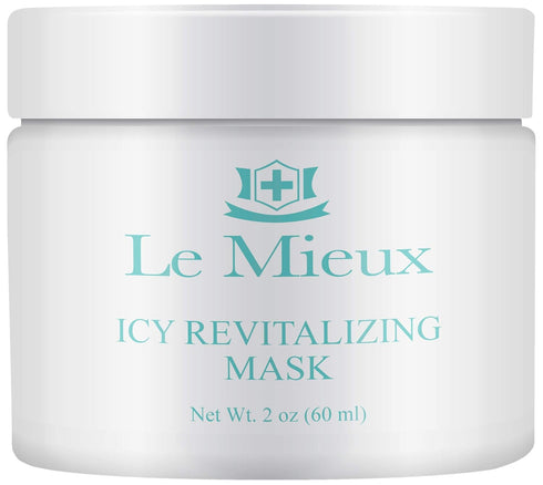 Le Mieux Icy Revitalizing Mask, 2 oz, Cooling Clay Face Mask for Oily Skin