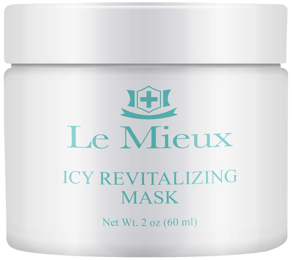 Le Mieux Icy Revitalizing Mask, 2 oz, Cooling Clay Face Mask for Oily Skin