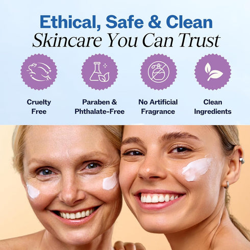 LilyAna Naturals Anti Aging Retinol Face Cream for Women – Wrinkle & Neck Cream with Hyaluronic Acid