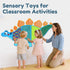 Srichly Texture-Packed (Dinosaur-1) Sensory Wall Panel for Kids, Sensory Mats for Playroom Wall Decor, Tactile Sensory