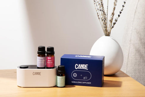 Set 3 CE CRAFT Waterless Travel Diffuser Gift - Rechargeable Diffuser for Aromatherapy - Includes Fragrance Oils