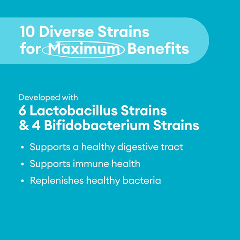 Physician's CHOICE Probiotics 60 Billion CFU, 10 Strains + Organic Prebiotics for Immune and Digestive Health