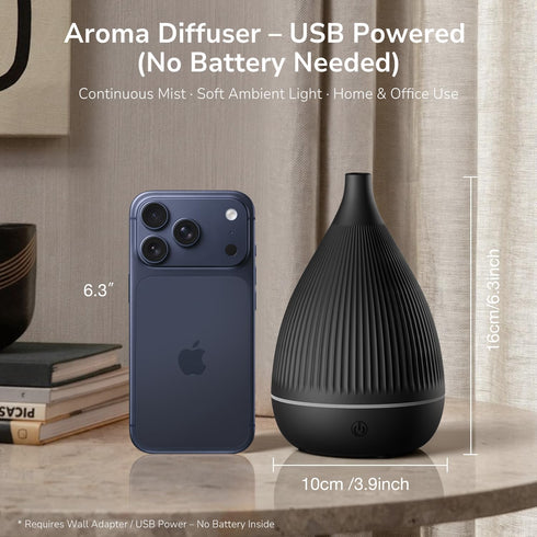 Ultrasonic Essential Oil Diffuser, Home Fragrance Aroma Diffuser with Auto Shut-Off, Color Change Night Light