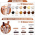 Wood Furniture Repair Kit, Set of 41, Laminate Vinyl Floor Repair Kit, Touch Up Markers for Hardwood Scratches