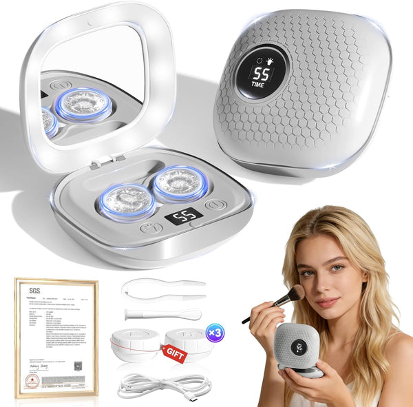 VCNFPRO 2025 Upgraded Ultrasonic Contact Lens Cleaner50KHz Germany Super MotorTop1 Intelligent Chip-Smart Modes