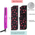 Mini Travel Flat Iron, 2/3 inch Ceramic Tourmaline Hair Straightener with Travel Case