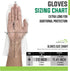 Disposable Long Cuff Cleaning Poly Gloves, One Size Fits Most, Small to X-Large