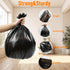 O2frepak 45 (20 Count, 100x120cm) Gallon Multipurpose Tear-Resistant Trash Bags,Heavy Duty,Tastless and Black Garbage