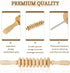 Liitrton Wooden Fascia Massage Roller for Sore Muscle Relief - Trigger Point Therapy Tool