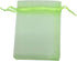 YIJUE 100pcs 4x6 Inches Drawstrings Organza Gift Candy Bags - Green Wedding Favors