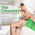 Modu 5 Pcs Korean Exfoliating Mitt Bath Washcloth, 9.1 X 6 in, Large 5 Pcs, Green