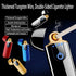 Electric Lighter, Smart Mini USB Rechargeable Lighter, Touch Ignition Windproof Flameless Lighter for Gifts (Red)