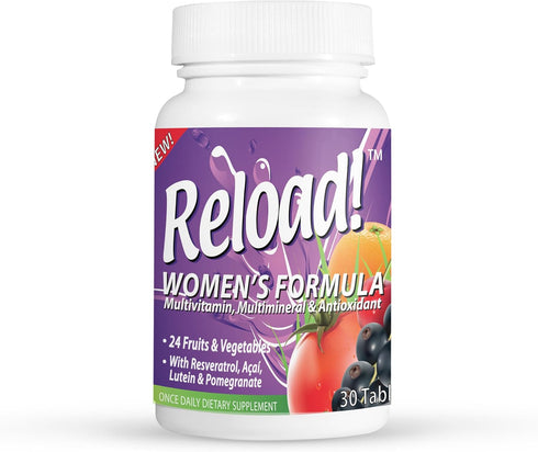 All Natural Multivitamin for Women, Multimineral and Antioxidant with 24 Fruits and Vegetables, 1 Month Supply