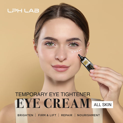 Temporary Eye Tightener Eye Cream - Instant Reduces Under-Eye Bags, Dark Circles & Puffiness, Anti-Aging, 0.5 oz