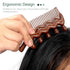 Jaasuee Wooden Massage Comb - Scalp, Neck, and Leg Acupressure Tool - Manual Head Massager for Men and Women