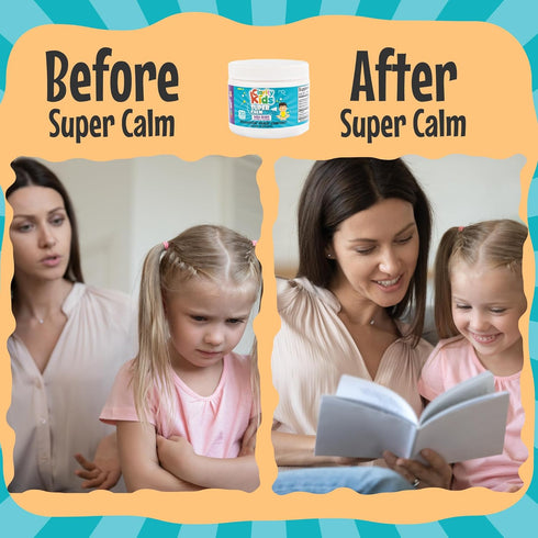 Clarity Kids Super Calm, Magnesium Chewable Vitamin for Comfort Focus and Relaxation, 30 Piece
