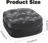 MUOOUM Sanitary Napkin Storage Bag, Cool Skull Pattern Menstrual Cup Pouch, Portable Sanitary Napkin Pads Storage Bags