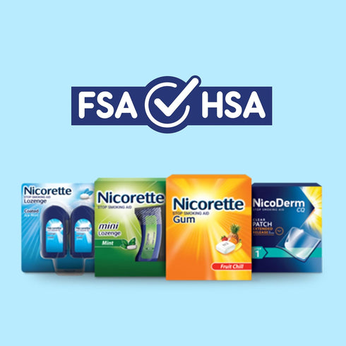 Nicorette 4 mg Coated Nicotine Lozenges, Ice Mint Flavored Stop Smoking Aid, 20 Count