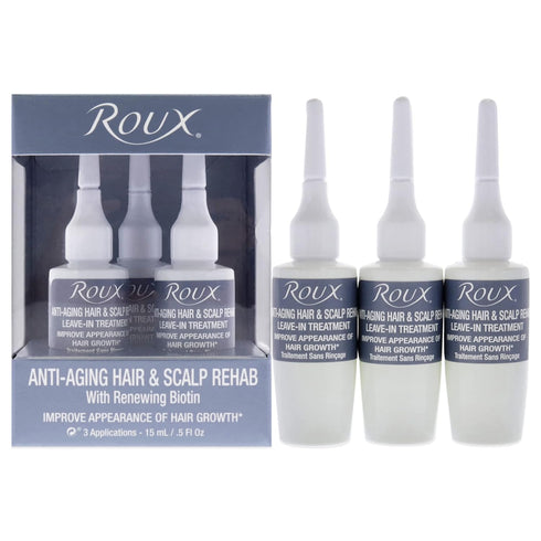 Roux Anti-Aging Hair & Scalp Rehab Leave In Treatment, 3 Applications, .5 Fl Oz