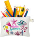 Weewooday Cosmetic Bags Multipurpose DIY Sublimation Blanks, Iron on Transfer Zipper Canvas Makeup Pouch for Travel