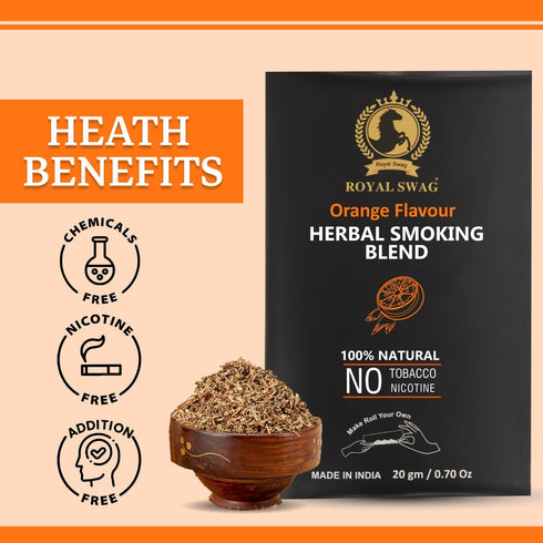 Ayurvedic Herbal - 100% Tobacco Free & 100% Nicotine Free Organic Herbs Mix Blend 20 Gram (0.7 oz)