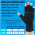 2 Pairs Arthritis Gloves - Compression Gloves for Pain Relief, Fingerless Hand Gloves for Men & Women, Medium