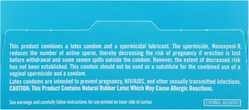 Pack, 36 Count TROJAN ENZ Spermicidal Lubricated Condoms, Value