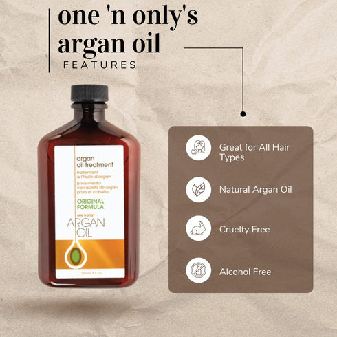 One 'n Only Argan Oil Hair Treatment, 3.4 Fl. Oz - Smoothes and Strengthens Dry Damaged Hair