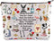LEVLO Fairy Tale Movie Makeup Bag, Gift for Fairy Tale Fans, You Are Braver Stronger Smarter Zipper Pouch