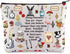 LEVLO Fairy Tale Movie Makeup Bag, Gift for Fairy Tale Fans, You Are Braver Stronger Smarter Zipper Pouch