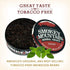 Smokey Mountain Herbal Long Cut Straight Snuff, 5 Can Box, Tobacco Free and Nicotine Free