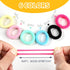 YGDZ Elastic Hair Bands 1500pcs Rubber Bands 80pcs Cotton Toddler Hair Ties Colorful Holders