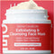 SeoulCeuticals Korean Face Scrub, 2oz, Exfoliating Face Mask for Glass Skin - Kaolin Clay + Charcoal Cream Exfoliant