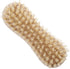 Konex Fiber Economy Utility Cleaning Brush, Heavy Duty Scrub Brush with Wood Handle (Peanut 2 Pack)