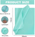 BEISHIDA 100 Sheets Teal Tissue Paper, Teal Wrapping Paper, Tissue Paper for Gift Bags, 14"x20"Gift Wrap Tissue Paper Bulk for DIY Crafts Gift Wrapping Birthday Wedding Holiday,Tissue Paper Flowers