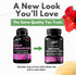 Natural Hyaluronic Acid Supplement, 5X Stronger Hydration Pills from Pure Tremella Mushroom with Vitamin C & Hibiscus