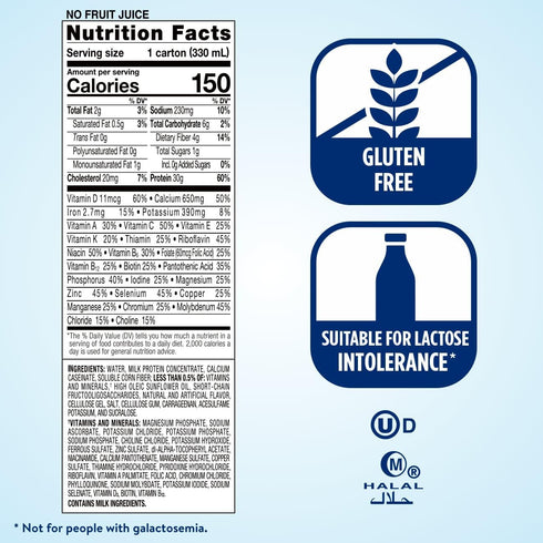Ensure Max Protein Nutrition Shake, 30g Protein, 1g Sugar, High Protein Shake, Cherry Cheesecake, 11 fl oz (Pack of 12)