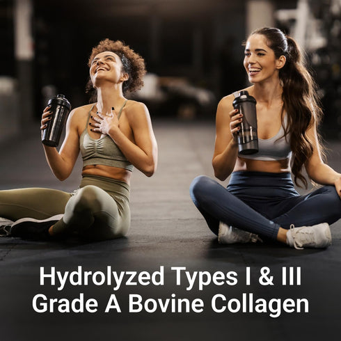 Essential Elements Hydrolyzed Collagen Peptides Powder - Joint, Skin, Hair, Nail Support, 41 Servings, Non-GMO