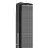 Professional 8.8 Inch Tail Comb - Black Carbon Fiber & Stainless Steel Pintail - Lightweight, Anti Static, Heat