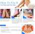 Professional Pedicure Foot File, Colossal Stainless Steel Detachable Foot Scrubber for Wet and Dry Feet