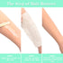 Maitys 100 Pieces Body and Facial Muslin Strips for Hair Removal, Natural Muslin Epilating Strips, 2.8 x 7.9 Inches