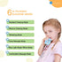 Kids Electric Toothbrushs U Shaped sonic Automatic Toothbrush with 4 Brush Heads, Six Cleaning Modes,Cartoon deer Modeling , full mouth toothbrush for baby