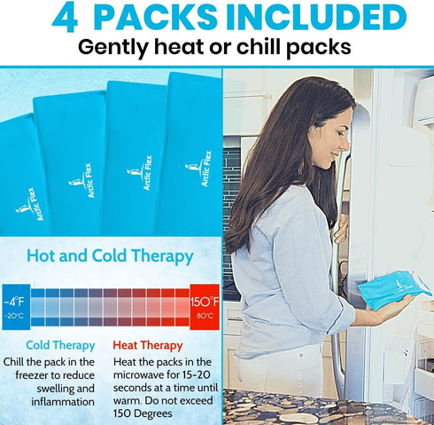 Vive Elbow Ice Pack Wrap, Ultra Cold Gel for Injuries, Reusable Compression for Cold/Hot Therapy